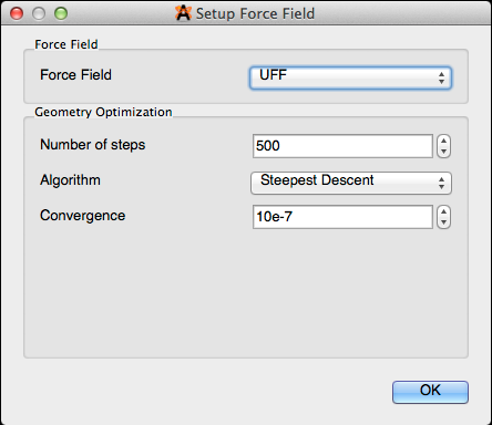 Setup Force Field...