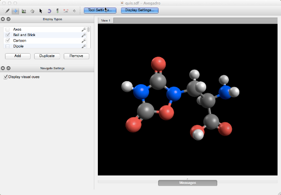 Start with your molecule of interest